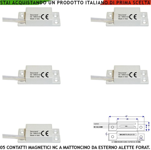 Contatti magnetici pezzi - contatti, 5