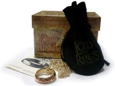LORD OF THE RINGS UNICO ANELLO SCRITTE ROSSE 21mm Il Signore degli anelli LOTR