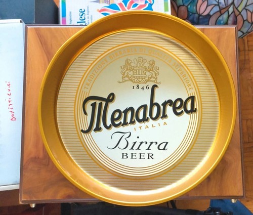 Vassoio birra menabrea - vassoio,