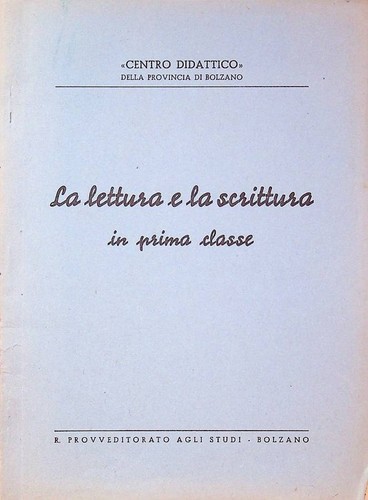 Lettura scrittura in - la, e