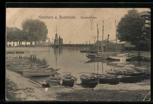 Cartolina costanza lago di - a.,
