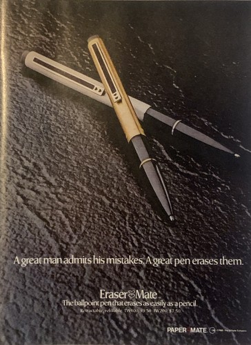 1980 paper mate eraser - 1980,
