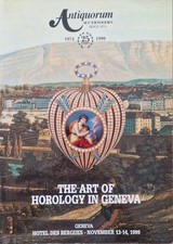 Libro ANTIQUORUM THE ART OF HOROLOGY IN GENEVA Book - 1999 - Watches Collectors