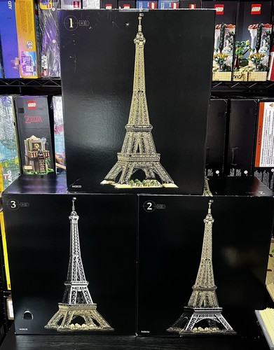 Lego icons torre eiffel - torre, 10307