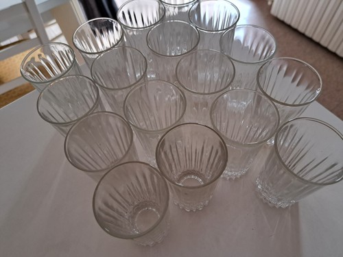 Bicchieri vetro vintage - vetro,