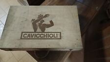 Cassetta Legno Vintage  Epoca Vino  Cantine Cavicchioli San Prospero Vuota Rara 