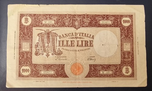Mille 1000 lire barbetti - 1000,
