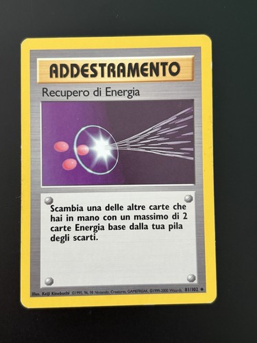 Recupero energia - recupero, di
