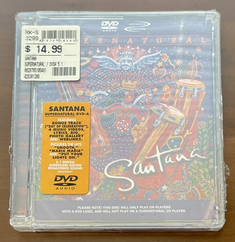 Santana supernatural dvd - supernatural,