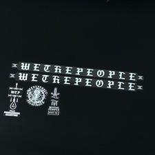 Decalcomanie Stikers BMX WTP Pathfinder telaio wethepeople (SU MISURA) (trasparente)