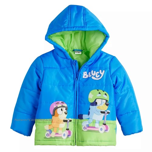 Bluey puffer jacket disney - jacket,