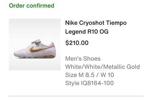 Nike cryoshot tiempo - nike,