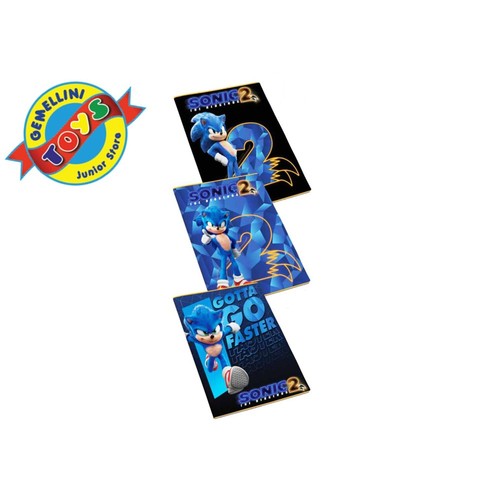 Quaderno maxi 100 sonic 2 - maxi,