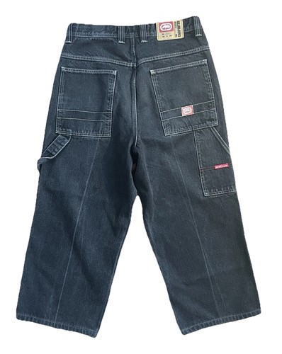 Jeans larghi y2k neri - jeans,