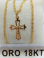 Collana in oro giallo 750 18