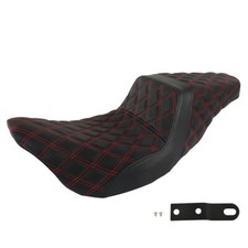 Red Lattice Stitch Step-Up