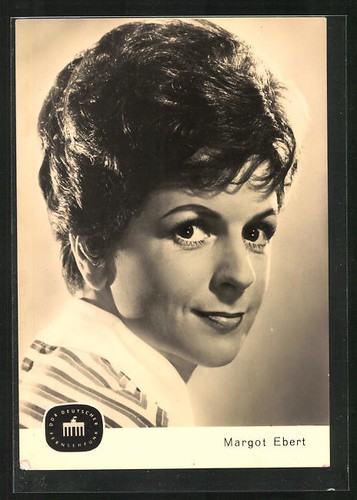 Cartolina attrice margot ebert - attrice,