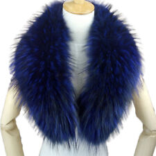 COLLO PELLICCIA di MURMASKY BLU FOURRURE de RENARD FOX LIGHT BLUE FOX FUR