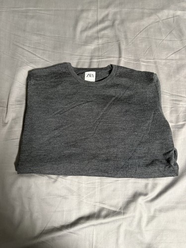 Maglione lana zara grigio - maglione,