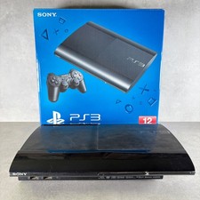CONSOLE PS3 SUPER SLIM PLAYSTATION 3 SONY 12GB PAL COMPLETA con SCATOLA + Cavi