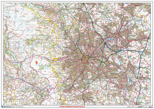 Greater sheffield postcode - sheffield,