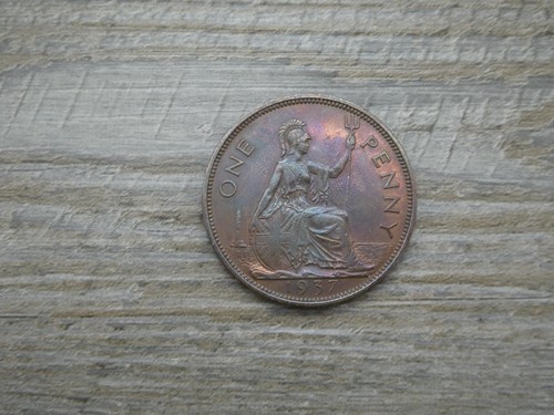 Moneta bronzo penny - , prova
