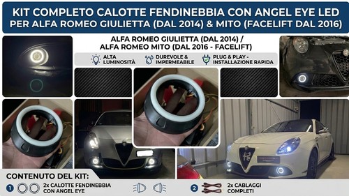Kit calotte fendinebbia - calotte,