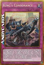 KING'S CONSONANCE • (Assonanza Del Re) • Oro Segreta • PGL3 EN019 • 1Ed • YUGIOH