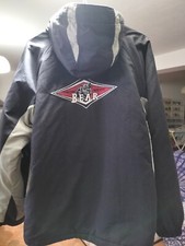 Giubbotto BEAR con tasche,cappuccio,cerniera,collo alto, taglia: XS