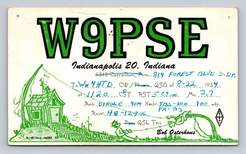 Radioamatore qsl qso - radioamatore, w9pse