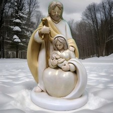 STATUA PRESEPE SACRA FAMIGLIA