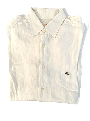 Etro camicia puro lino - , xl