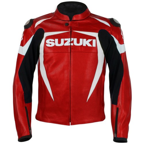 Suzuki moto giacca pelle - suzuki,