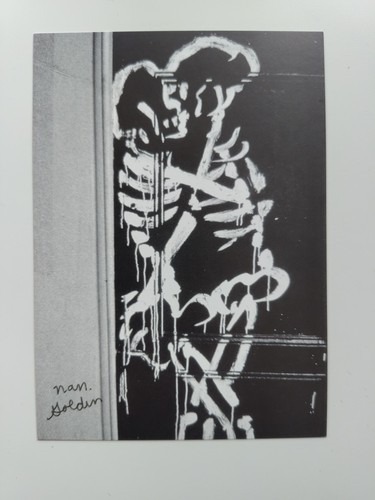 Cartolina nan goldin firmata - cartolina,