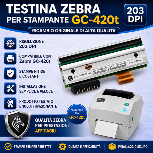 Testina 203 dpi per - 203,