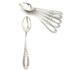 6 cucchiaini da tè vintage