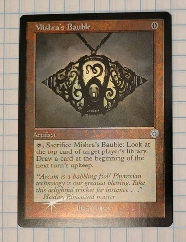 Mtg mishra bauble - -, mishra's