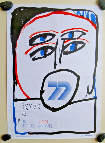 Affiche alechinsky revue - .,