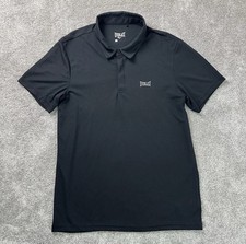 Polo Everlast Logo Uomo Nera -