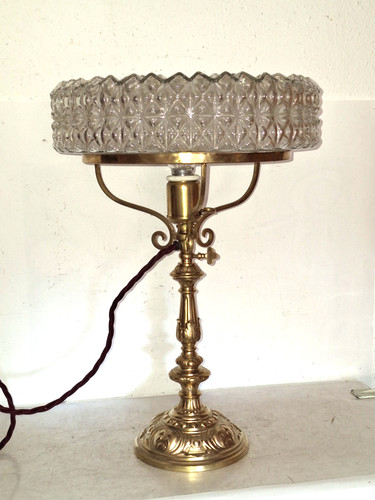 Lampada tavolo ottone fuso - tavolo,,