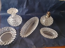 Barovier Toso Vecchio Set Da Toilette In Vetro Di Murano Rostrato Anni 40/50