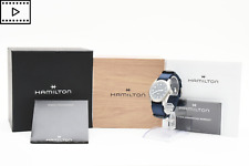 [OTTIME CONDIZIONI con scatola] HAMILTON Khaki Field H694010 Navy Orologio Uomo Quarzo GIAPPONE 38mm