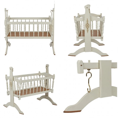 Culla dondolo neonato legno - dondolo,