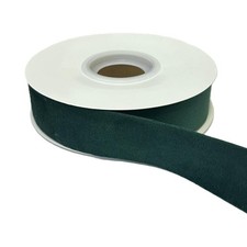Nastro in VELLUTO VERDE BOTTIGLIA 25 mm  x 10 metri 14XU