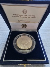 Moneta Italia 5000 Lire Argento " Il Pisanello " Anno 1995