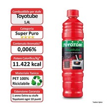 Combustibile per Stufe Toyotomi Toyotube Ricarica Rapida 1,4LT