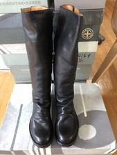 Stivali Fiorentini + Baker Emma in pelle nera scegli una taglia 35 36 37 41 nuovi $550