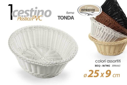 Cestino porta pane cesta tondo - cestino,