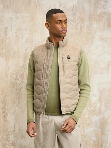 Smanicato jacket blauer gilet - smanicato,