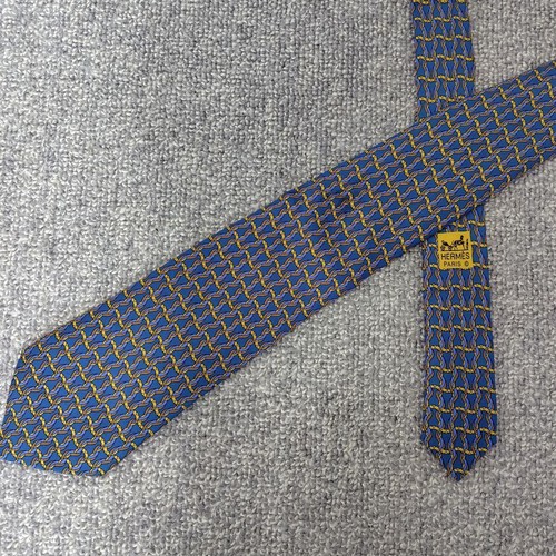 Cravatta collo hermes blu - blu, a
